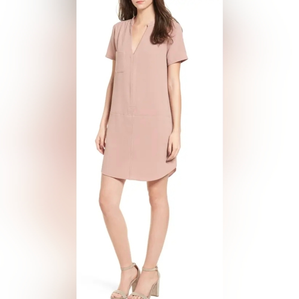 All in Favor Blush Pink Mini Dress